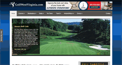 Desktop Screenshot of golfwestvirginia.com